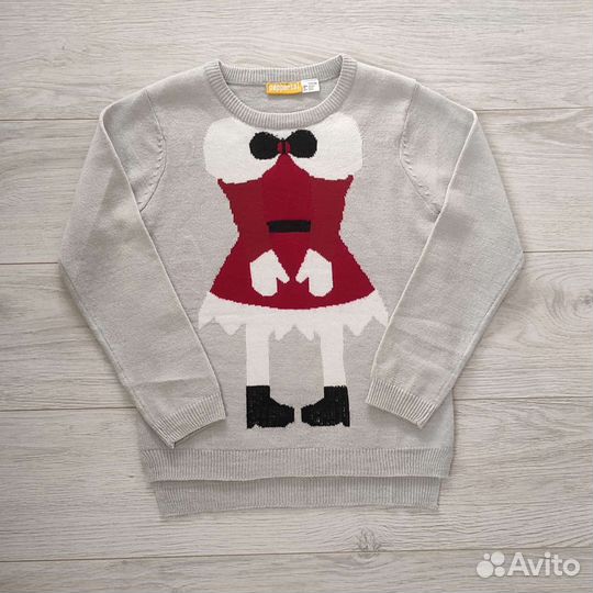 Свитер для девочки новогодний