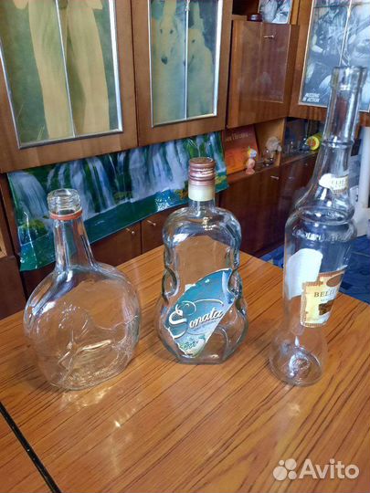 Бутылка фигурная гроздь скрипка высокая