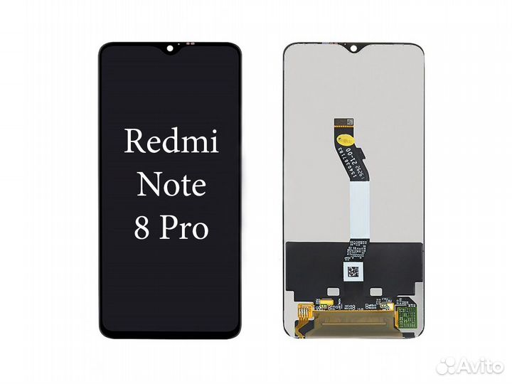 Новый дисплей с установкой Xiaomi Redmi Note 8 Pro