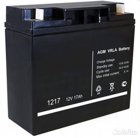 Аккумулятор 12v 17ah