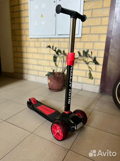 Самокат детский трехколесный Rush action