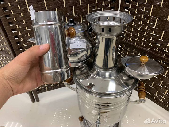 Самовар турецкий на дровах 6 литров