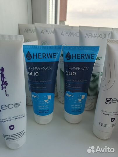 Защитный крем, паста для очищения и защиты