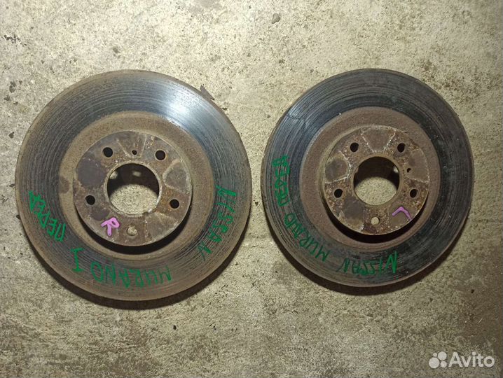 Тормозной диск передний левый Nissan Murano Z50