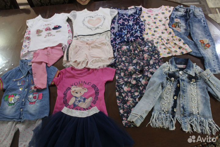 Пакет вещей для девочки 2-3 года