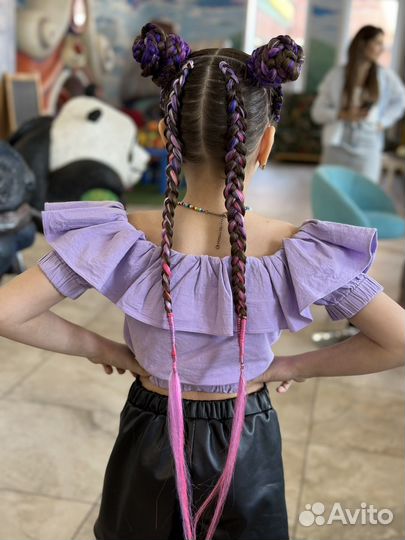 Косы с канекалоном детям