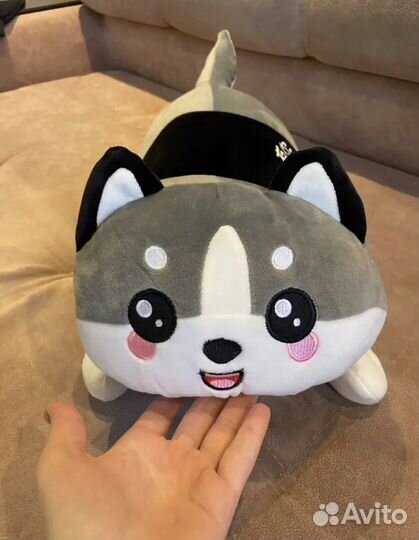 Игрушка-подушка Котик с пледом в внутри