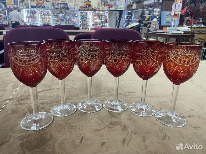 Хрустальные фужеры СССР