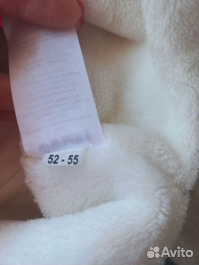 Шапка зимняя для девочки 52 54