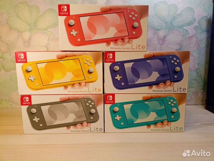 Новая прошитая Nintendo switch lite + Гарантия