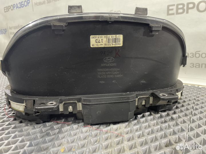 Панель приборов Hyundai Solaris 2010-2017