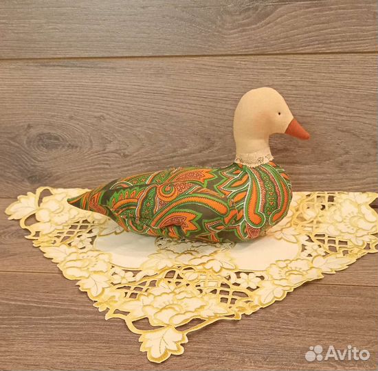 Текстильная Тильда утка, декор интерьера