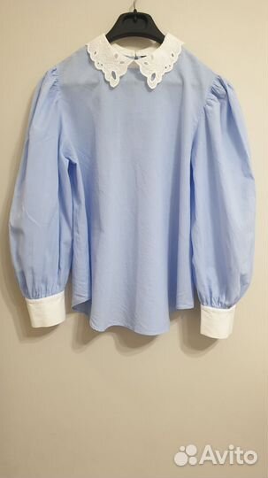 Блуза 100% хлопок, кружево