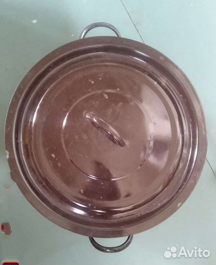 Кастрюля эмалированная, СССР,48 литров