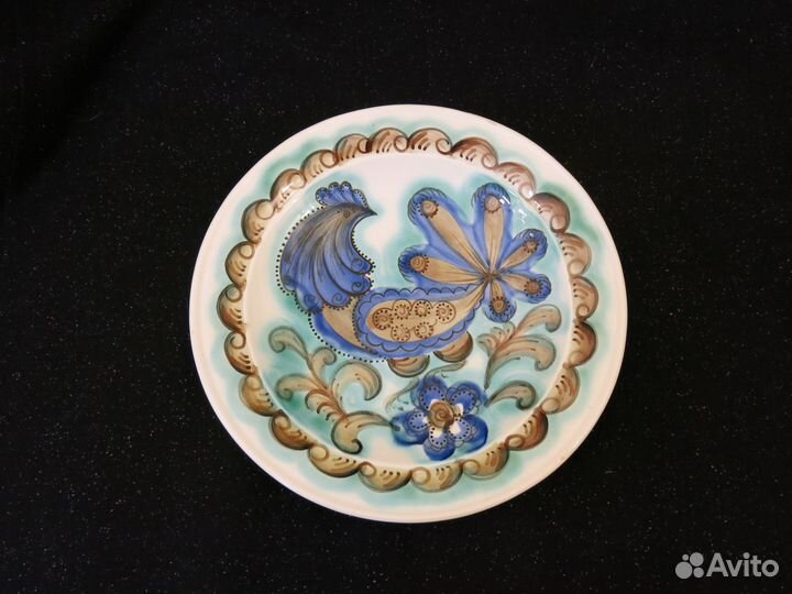 Тарелка Конаково СССР декоративная