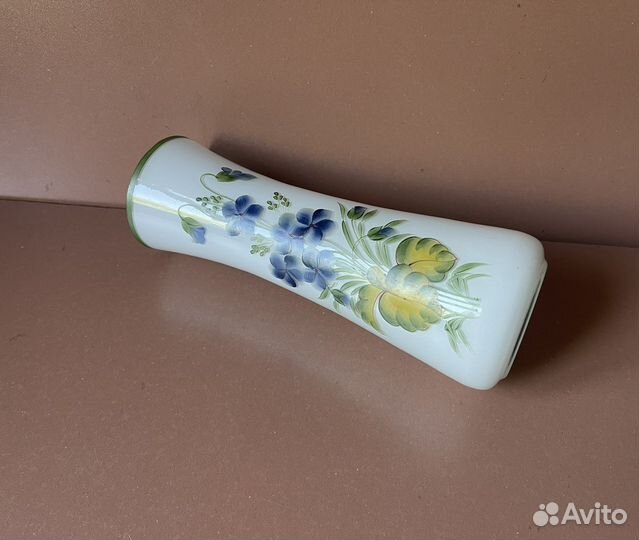 Ваза молочное стекло СССР винтаж