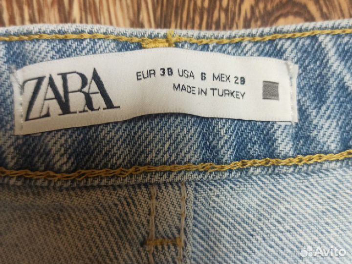 Джинсовые шорты zara