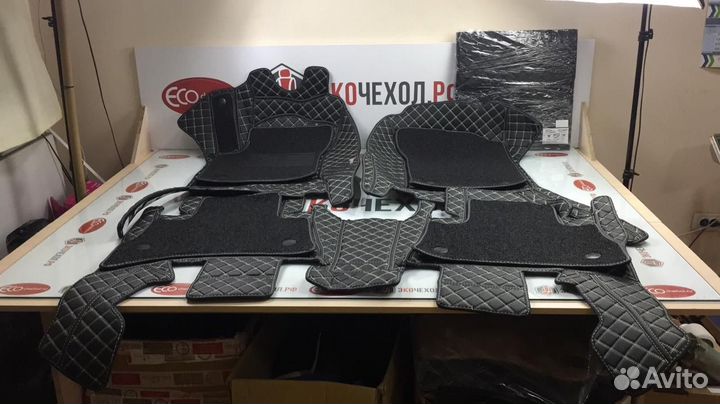 3D Коврики KIA из Экокожи