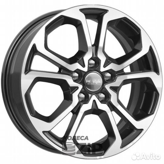 K&K кс892 6.5x17 5*114.3 ET49 DIA67.1 Алмаз черны