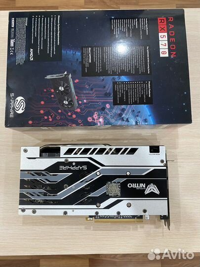 Sapphire AMD Radeon RX 570 nitro+ OC 8 Гб