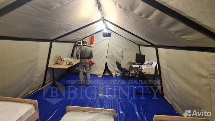 Палатка Армейская Каркасная 10-70 Человек