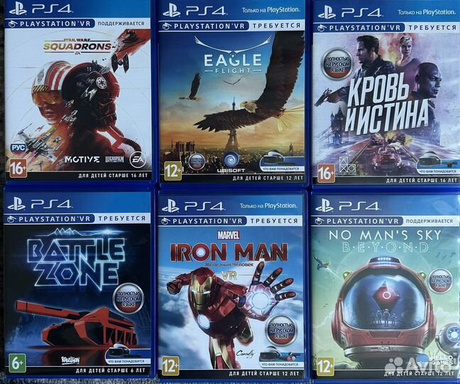 Самый лучший Ps VR v2. + 6 игр как новый