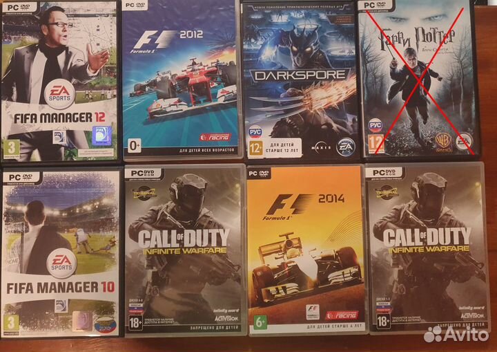 Лицензионные диски PC DVD Редкие