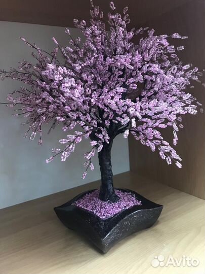 Деревья из бисера