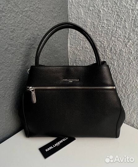 Karl lagerfeld сумка кожаная оригинал
