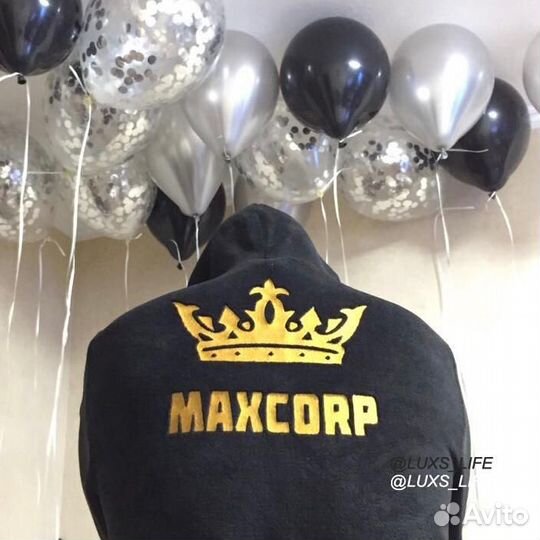 Махровый халат с именной вышивкой на заказ