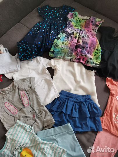 Детские вещи пакетом на девочку 104 110