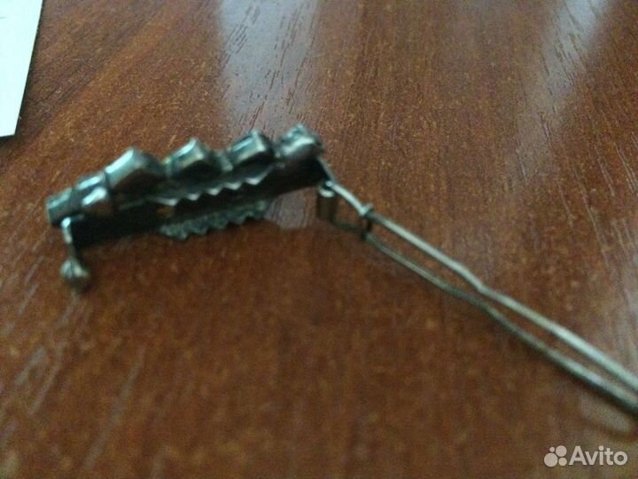 Винтажная брошь, мужские запонки