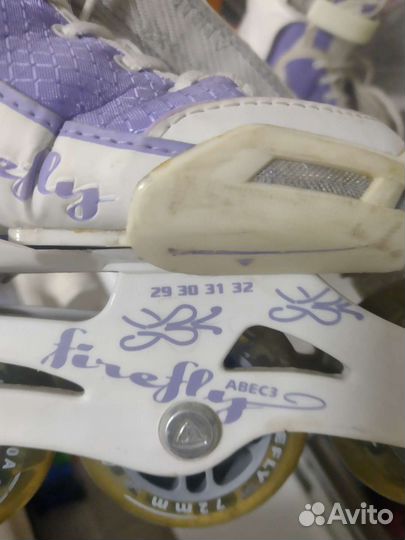 Роликовые коньки детские раздвижные