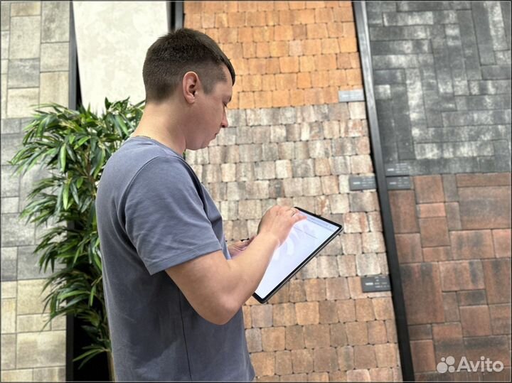 Тротуарная плитка сухопрессованная