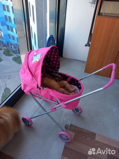 Коляска кукольная