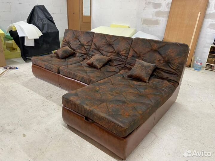 Большой угловой диван / диван раскладной