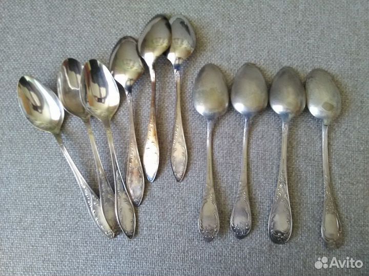 Ложки вилки мельхиор Кольчугино СССР