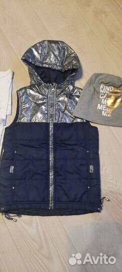 Жилетка утепленная для девочки 134