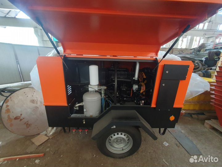 Компрессор дизельный на шасси ммз-пв6/0.7Р2А