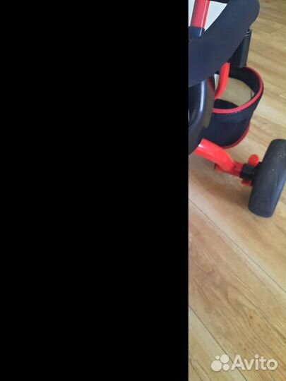 Велосипед коляска с ручкой