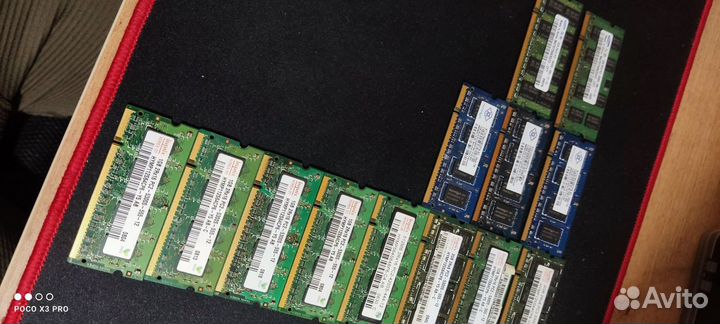 Озу ddr2 ddr3 samsung nanya hynix patriot transcen