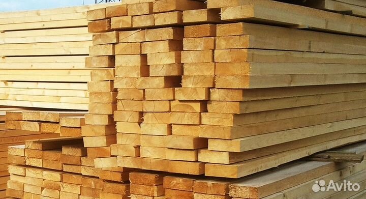 Пиломатериал (Обрезной и сухой строганный)