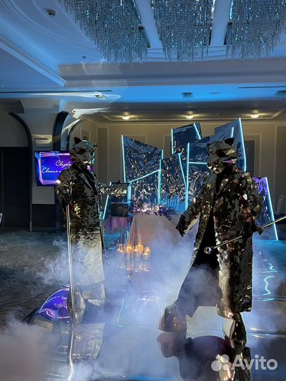 Зеркальное шоу на мероприятие