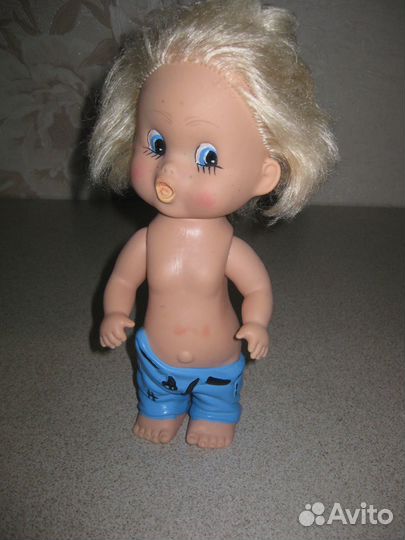 Пупс резиновый, 25см. СССР