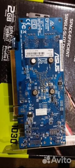 Видеокарта gt 1030 2gb gddr5