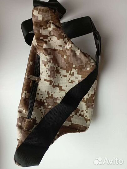 Поясная сумка тактическая камуфляжная мужская