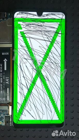 Дисплей для Samsung Galaxy A41 (A415F) в рамке