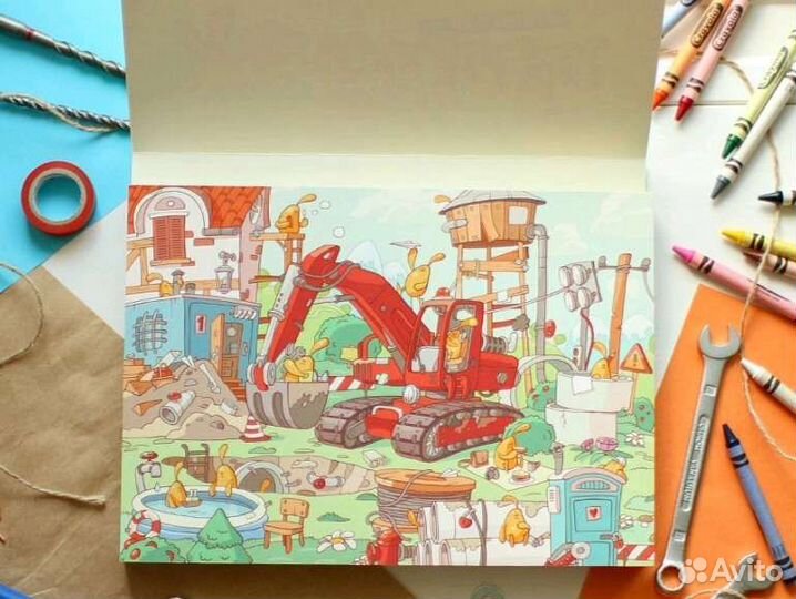 Новая книга виммельбух Желейчики на стройке