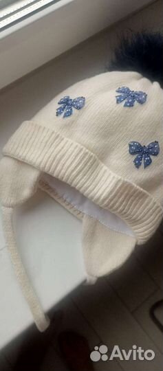 Шапка зимняя для девочки 1 3 года