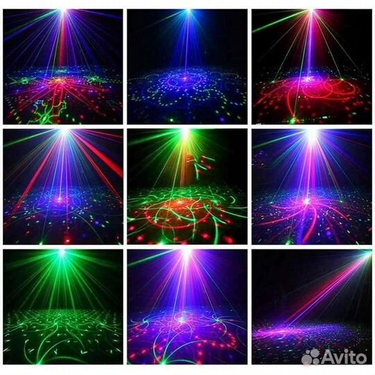 Светомузыка мини-лезерный проект Super Dj Light